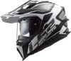 LS2 MX701 EXPLORER-06 HPFC ALTER adventure helma matná-bílá